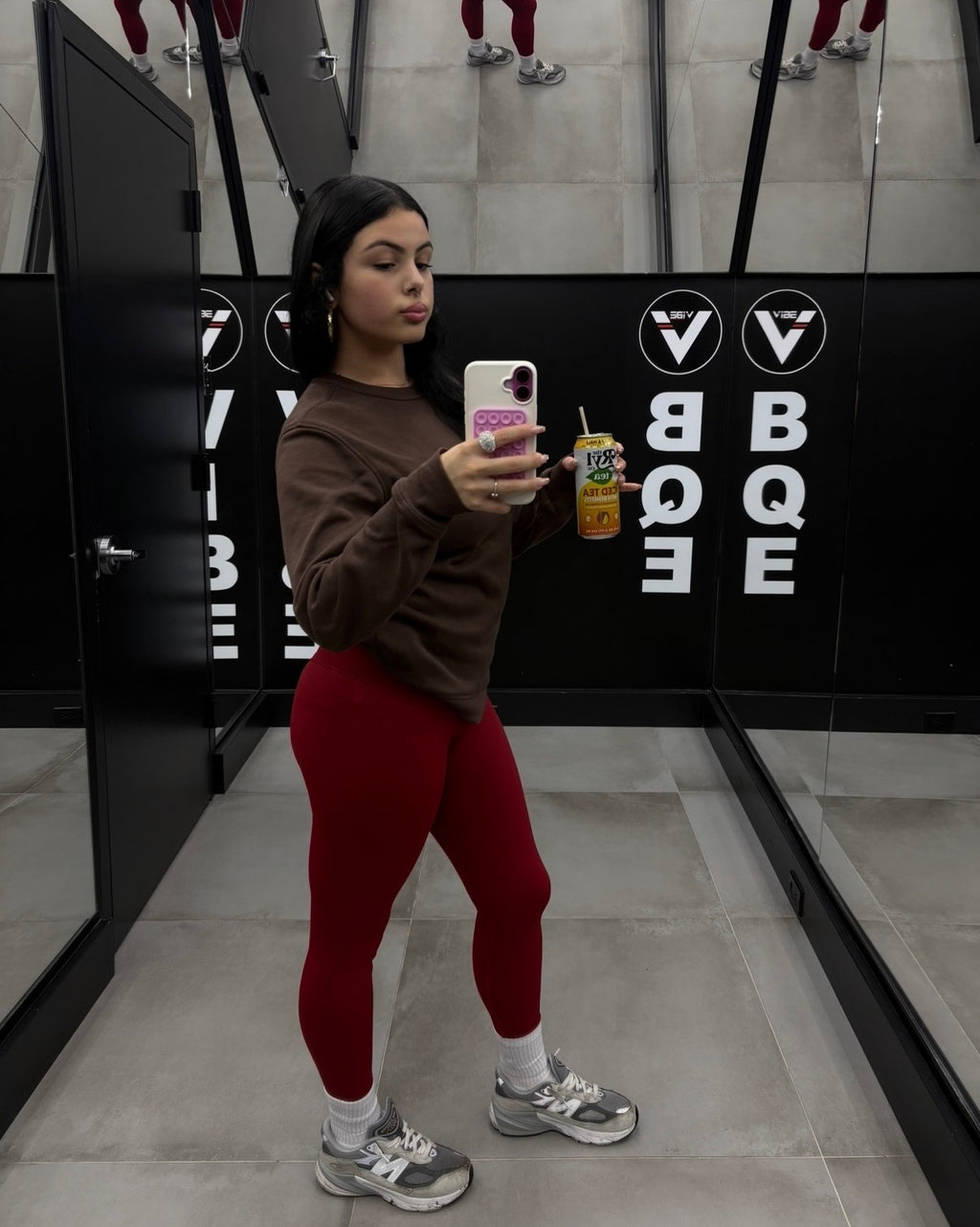 Sculpt Leggings ‘Milan Rouge’